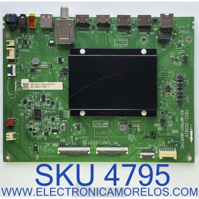 MAIN PARA TV TCL / NUMERO DE PARTE 30800-00541 / 40-MR19G1-MAB2HG / 30901-000498 / V8-MR19K01-LF / 11602-500624 / DISPLAY ST6451D06-3 VER.2.1 / MODELO 65S555	